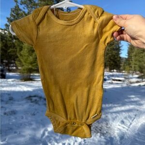 Natural Marigold Mustard Yellow Kids One Piece